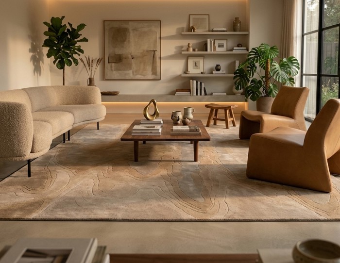 Marble patterned rugs